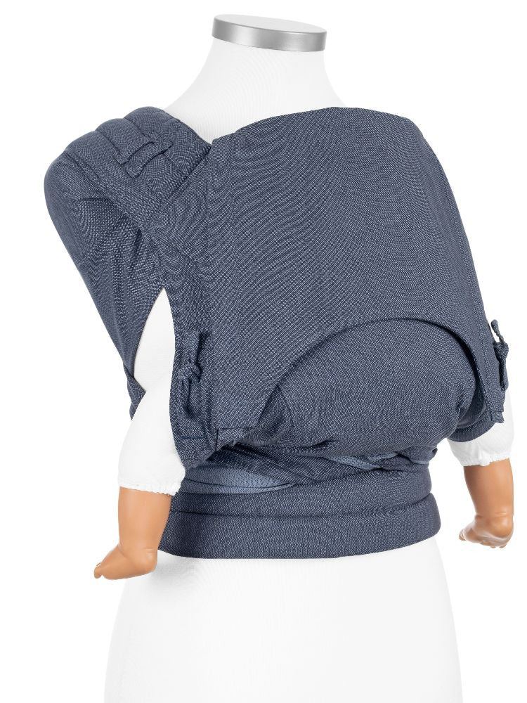 Fidella Fly Tai Bæresele, Chevron Denim Blue