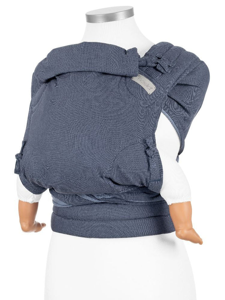 Fidella Fly Tai Bæresele, Chevron Denim Blue