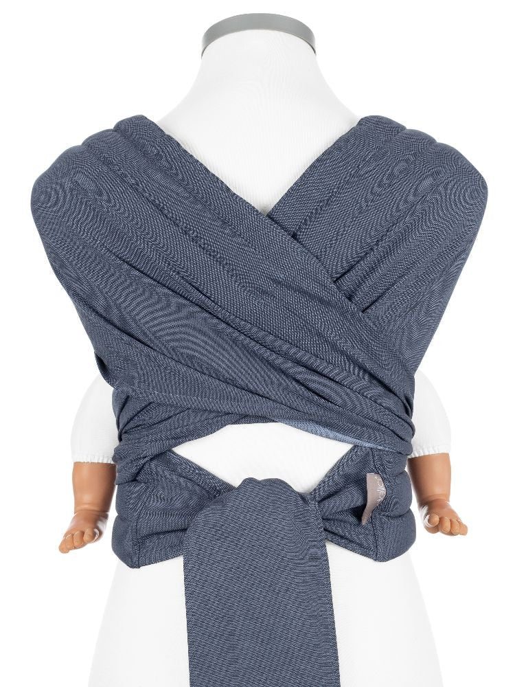 Fidella Fly Tai Bæresele, Chevron Denim Blue