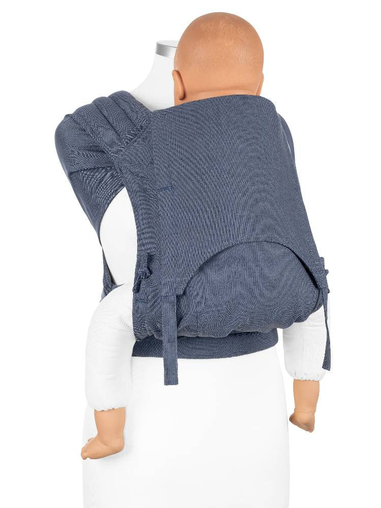 Fidella Fly Tai Bæresele, Chevron Denim Blue