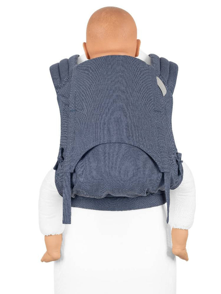 Fidella Fly Tai Bæresele, Chevron Denim Blue