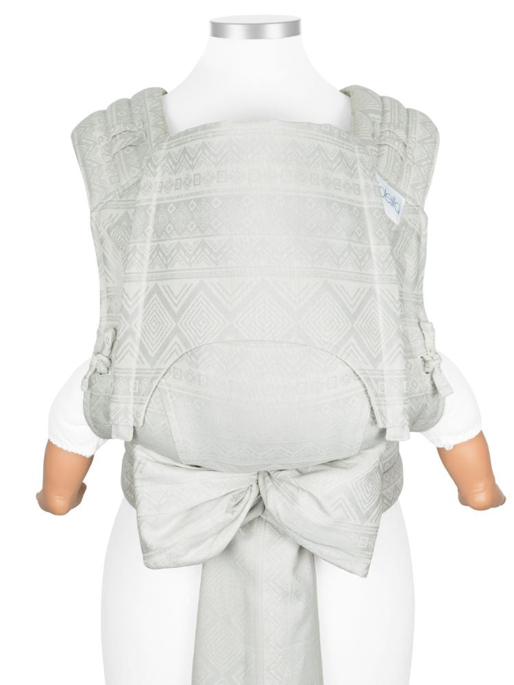 Fidella Fly Tai Bæresele, Cubic Lines Pale Grey