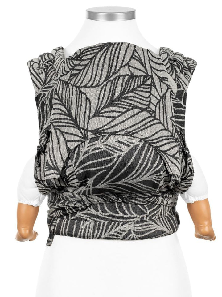 Fidella FlyClick Halfbuckle Bæresele, Dancing Leaves Black/white