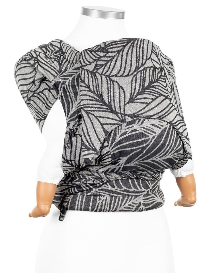 Fidella FlyClick Halfbuckle Bæresele, Dancing Leaves Black/white