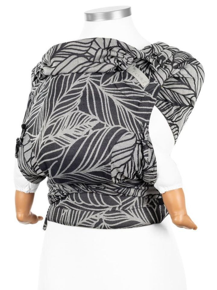 Fidella FlyClick Halfbuckle Bæresele, Dancing Leaves Black/white