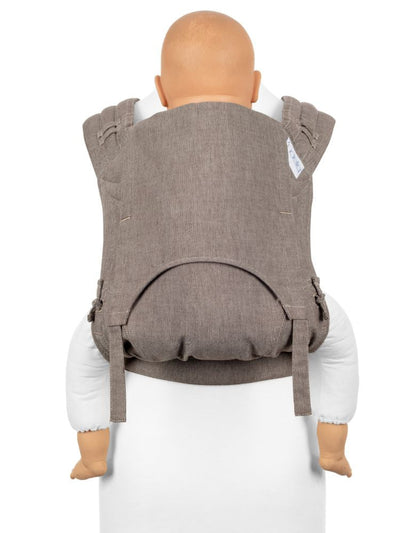Fidella FlyClick Halfbuckle Bæresele, Chevron Walnut