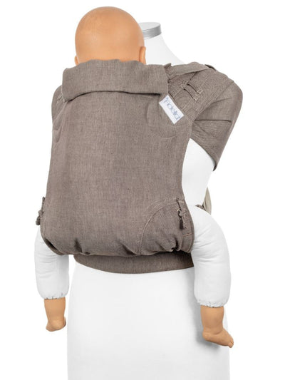 Fidella FlyClick Halfbuckle Bæresele, Chevron Walnut
