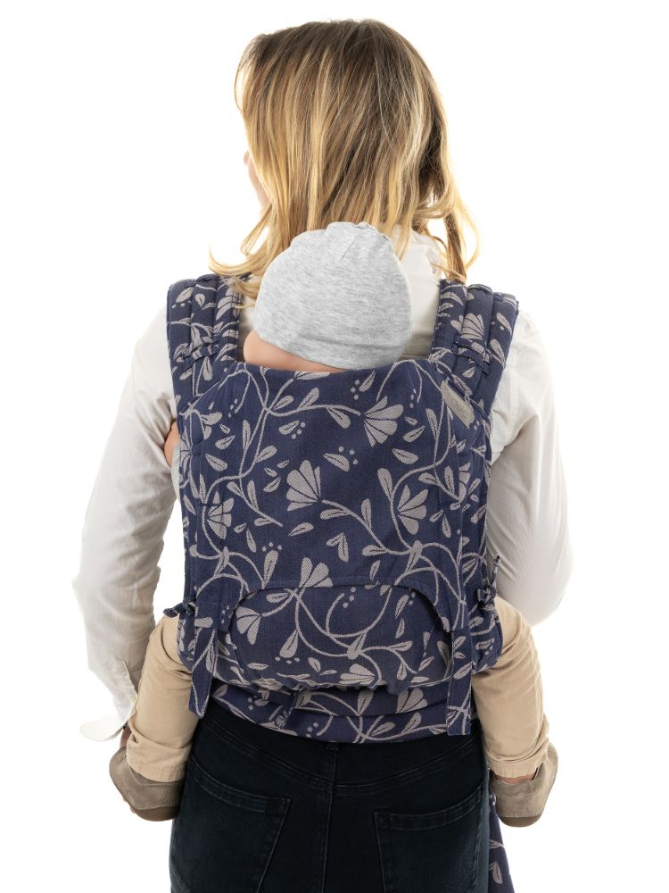 Fidella Fly Tai Bæresele, Floral Touch Eclipse Blue