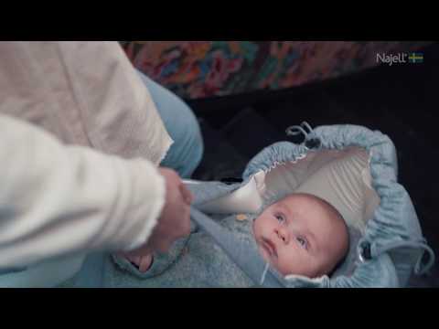 Najell SleepCarrier Lift + Babynest, Vol 3, Matte Black