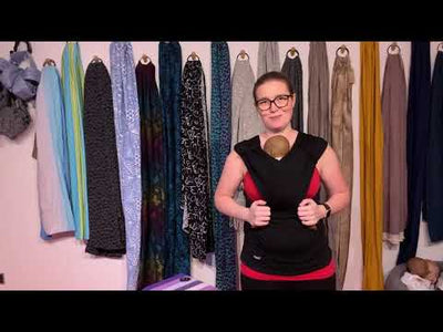 Najell Wrap Bære T-shirt / Strækvikle, Sort