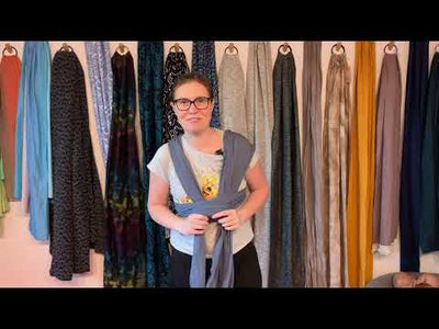 Hana Baby Strækvikle med bambus, Navy