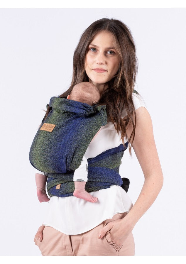 Isara Quick Half Buckle Bæresele, Pixelated Blue Planet