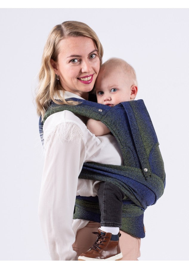 Isara Quick Half Buckle Bæresele, Pixelated Blue Planet