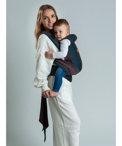 Isara Quick Half Buckle Bæresele, Bambus, Pixelated Spicy Bamboo