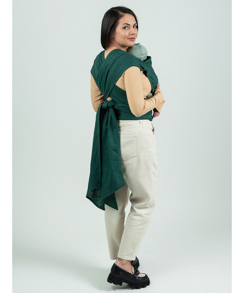 Isara QuickTie Half Buckle, Evergreen Linen