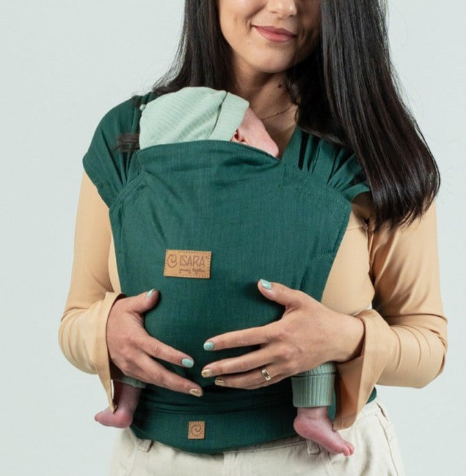 Isara QuickTie Half Buckle, Evergreen Linen