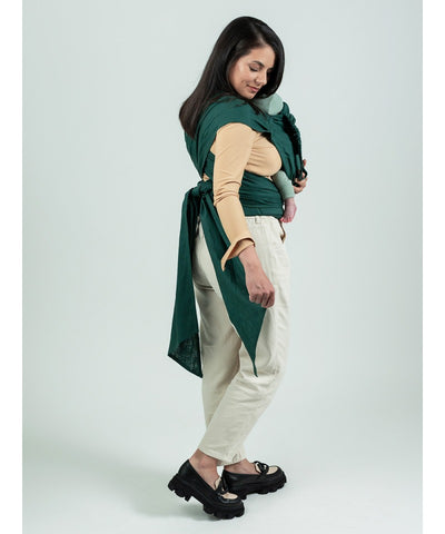 Isara QuickTie Half Buckle, Evergreen Linen