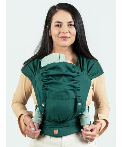 Isara QuickTie Half Buckle, Evergreen Linen