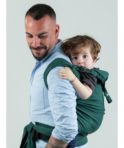 Isara QuickTie Half Buckle, Evergreen Linen
