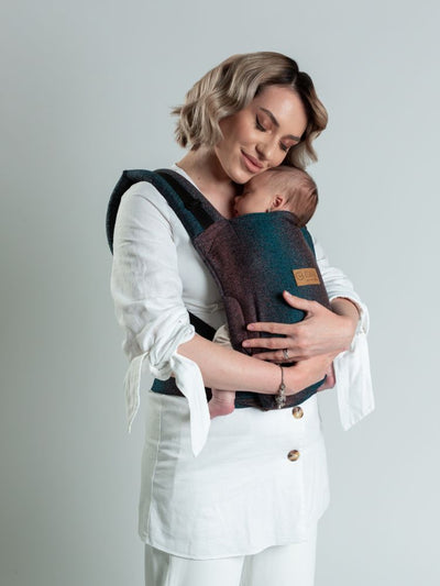 Isara Quick Full Buckle Bæresele, Bambus, Pixelated Spicy Bamboo