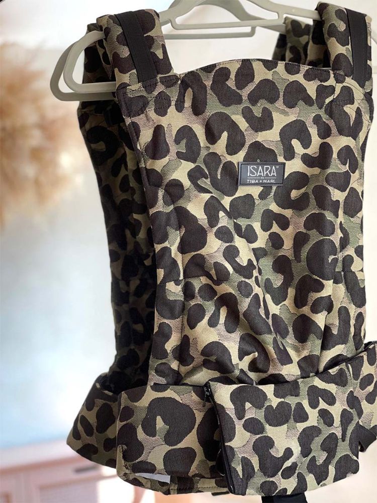 Isara Quick Full Buckle Bæresele, Tiba+Marl Camo