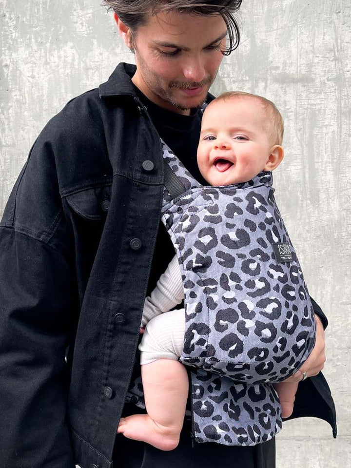 Isara Quick Full Buckle Bæresele, Tiba+Marl Mono Leopard