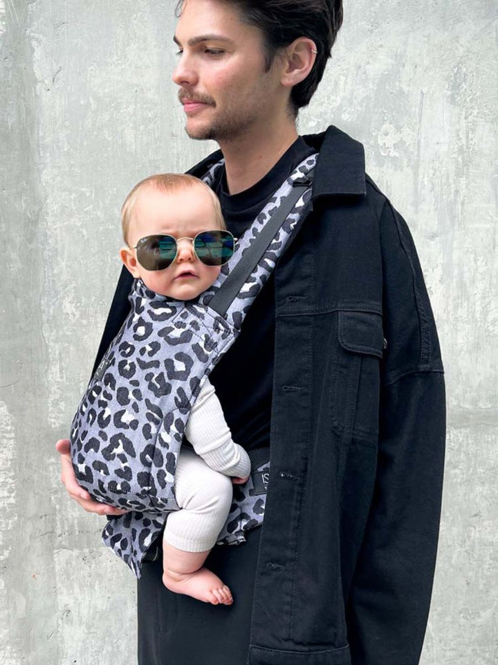 Isara Quick Full Buckle Bæresele, Tiba+Marl Mono Leopard