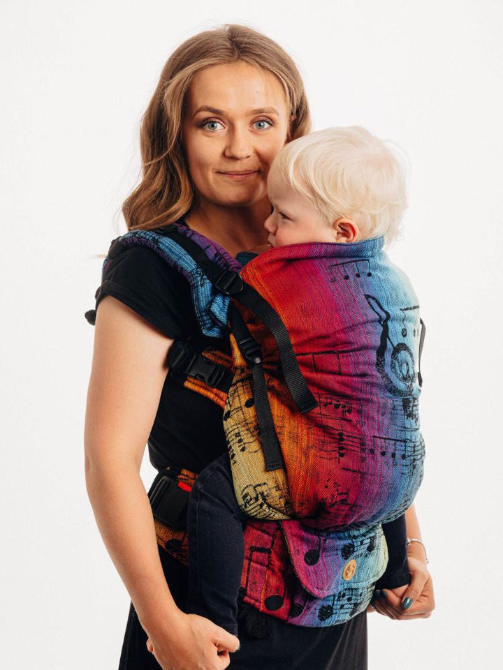 Lenny Lamb Preschool Bæresele - Symphony Rainbow Dark#
