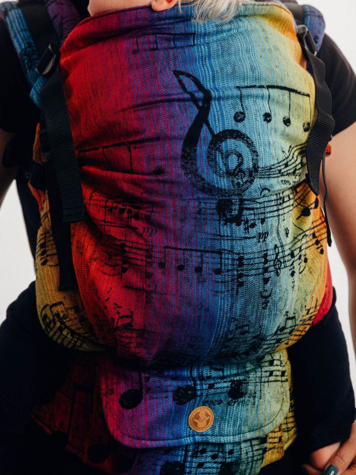 Lenny Lamb Preschool Bæresele - Symphony Rainbow Dark#