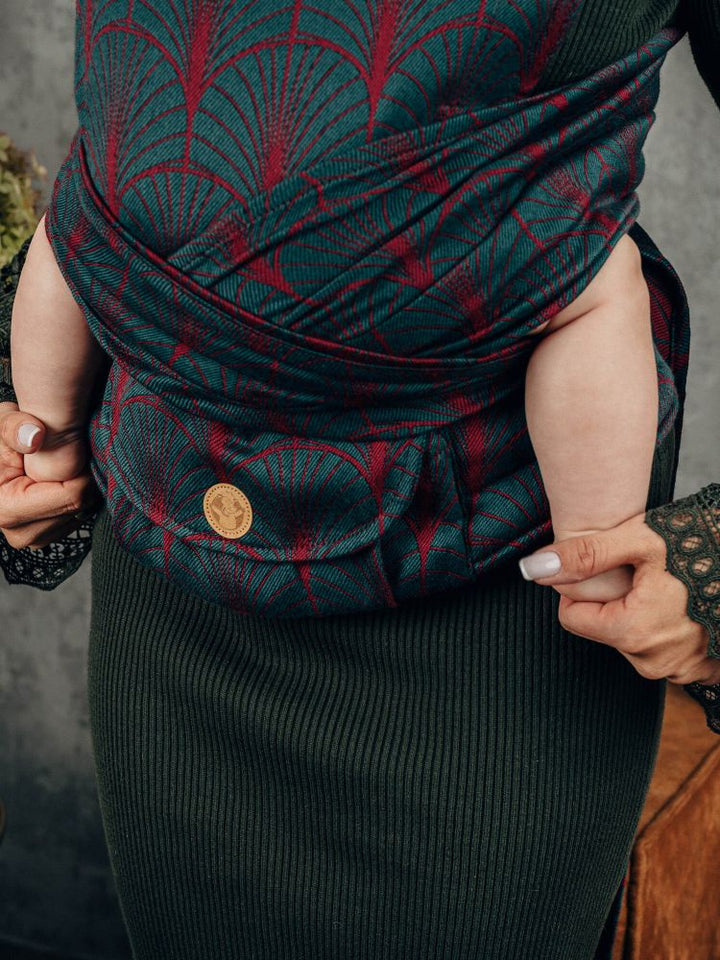 Lenny Lamb Hybrid Half Buckle, Bomuld, Deco Maroon Moss