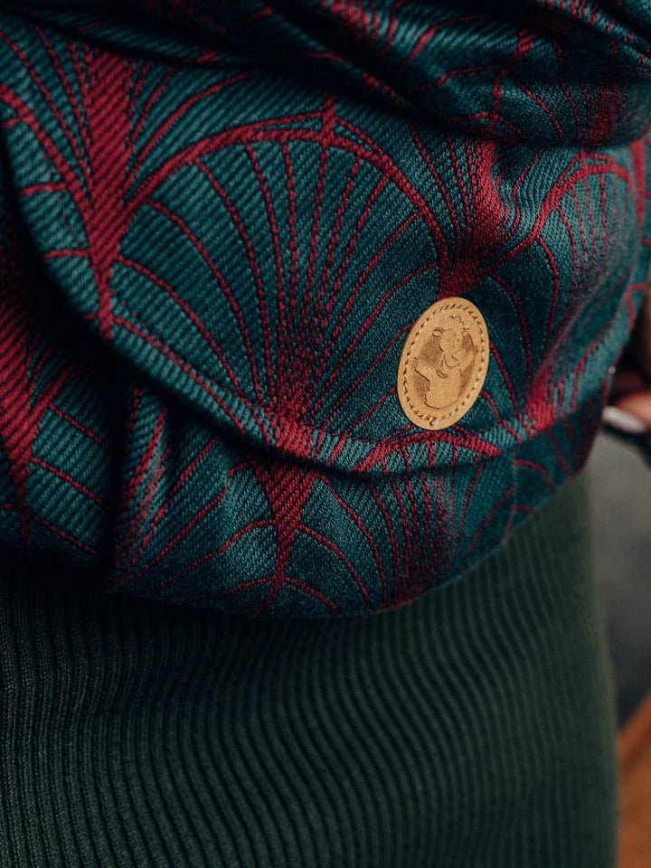 Lenny Lamb Hybrid Half Buckle, Bomuld, Deco Maroon Moss