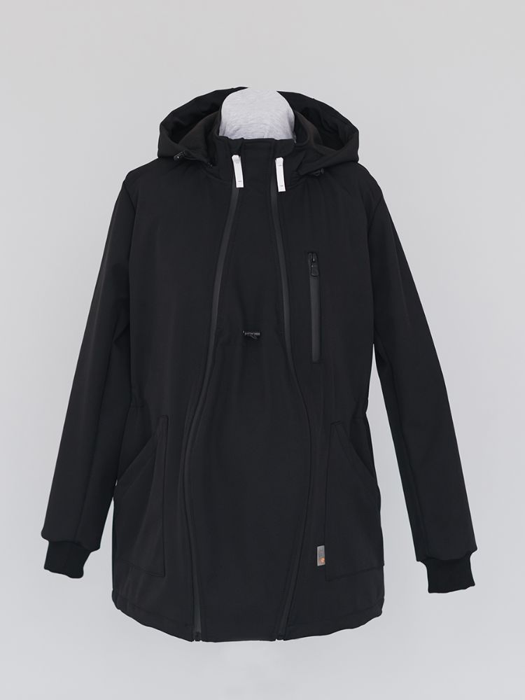 Love & Carry Softshell Bærejakke, Sort