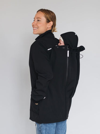 Love & Carry Softshell Bærejakke, Sort