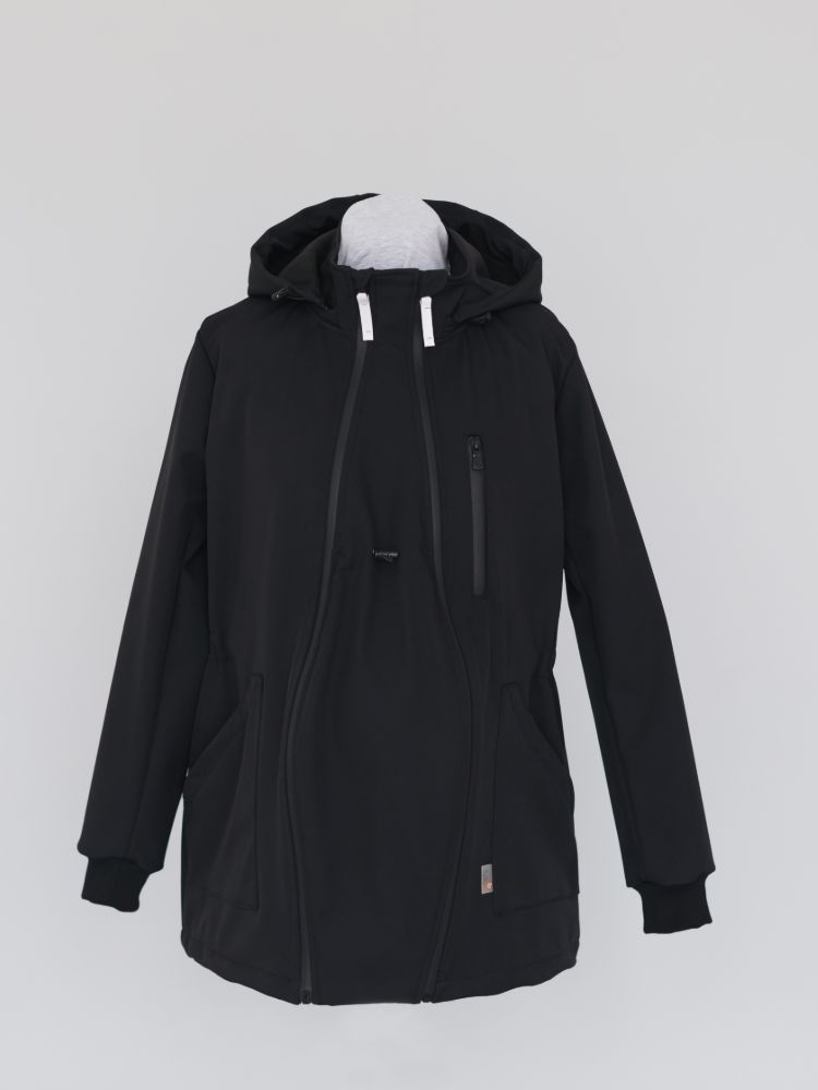Love & Carry Softshell Bærejakke, Sort