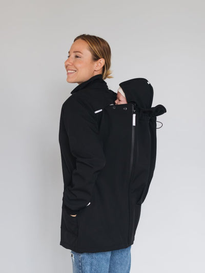 Love & Carry Softshell Bærejakke, Sort