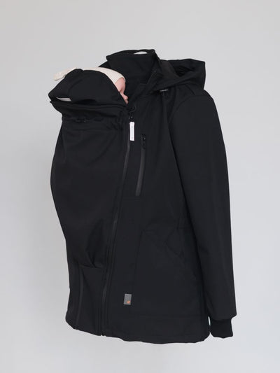 Love & Carry Softshell Bærejakke, Sort
