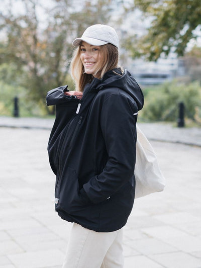 Love & Carry Softshell Bærejakke, Sort