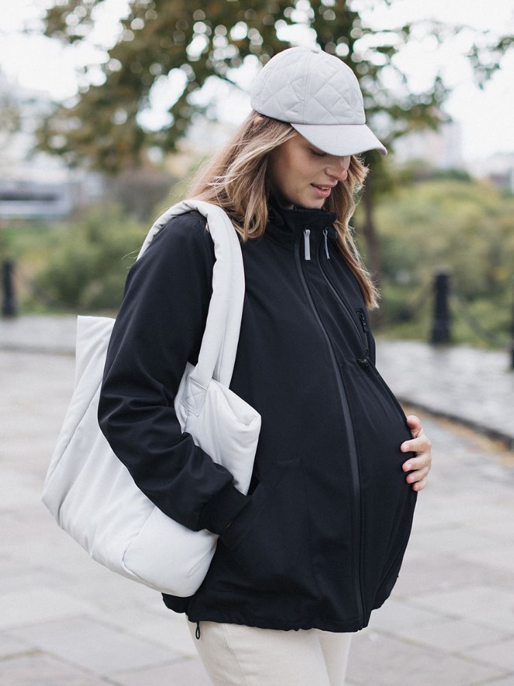 Love & Carry Softshell Bærejakke, Sort