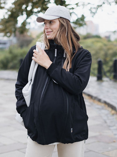 Love & Carry Softshell Bærejakke, Sort