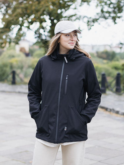 Love & Carry Softshell Bærejakke, Sort