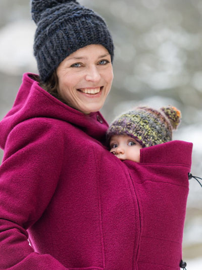 Mamalila Bærefrakke Uld Vienna, Berry