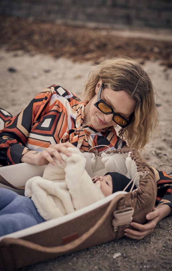 Najell SleepCarrier Lift + Babynest, Vol 3, Coconut Brown