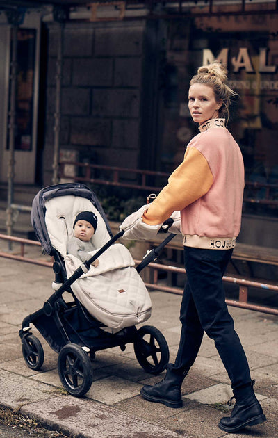 Najell Hand Muffs/Luffer til barnevognen, Sandy Beige