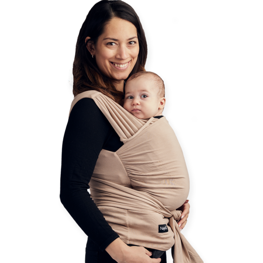 Najell Wrap Bære T-shirt / Strækvikle, Biscotti Cream