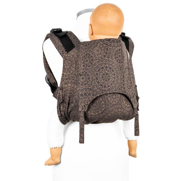 TEST en Fidella Onbuhimo Toddler, Mosaic/Mocha Brown
