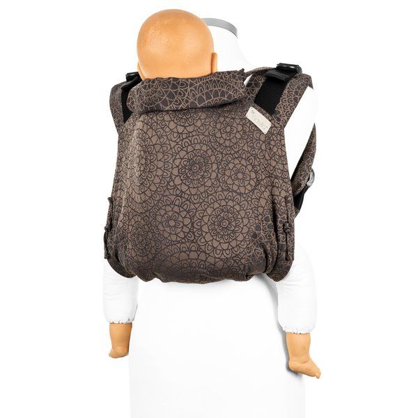 TEST en Fidella Onbuhimo Toddler, Mosaic/Mocha Brown
