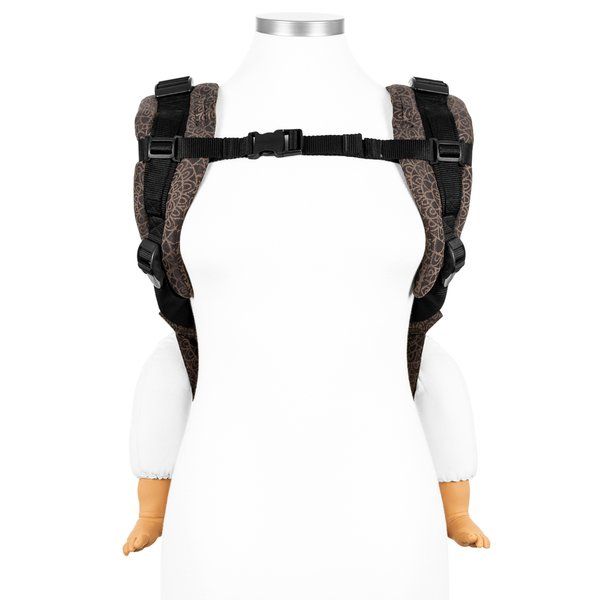 TEST en Fidella Onbuhimo Toddler, Mosaic/Mocha Brown
