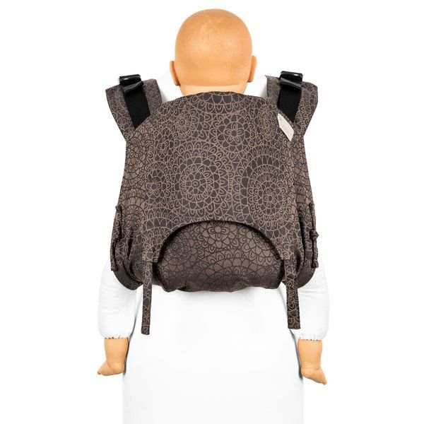 TEST en Fidella Onbuhimo Toddler, Mosaic/Mocha Brown