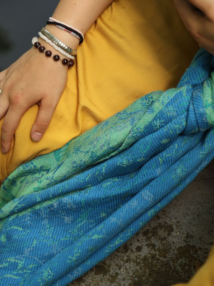 Yaro Ringslynge, Terra Duo Blue Grass Linen Tencel
