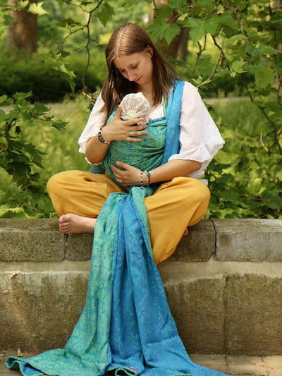 Yaro Ringslynge, Terra Duo Blue Grass Linen Tencel